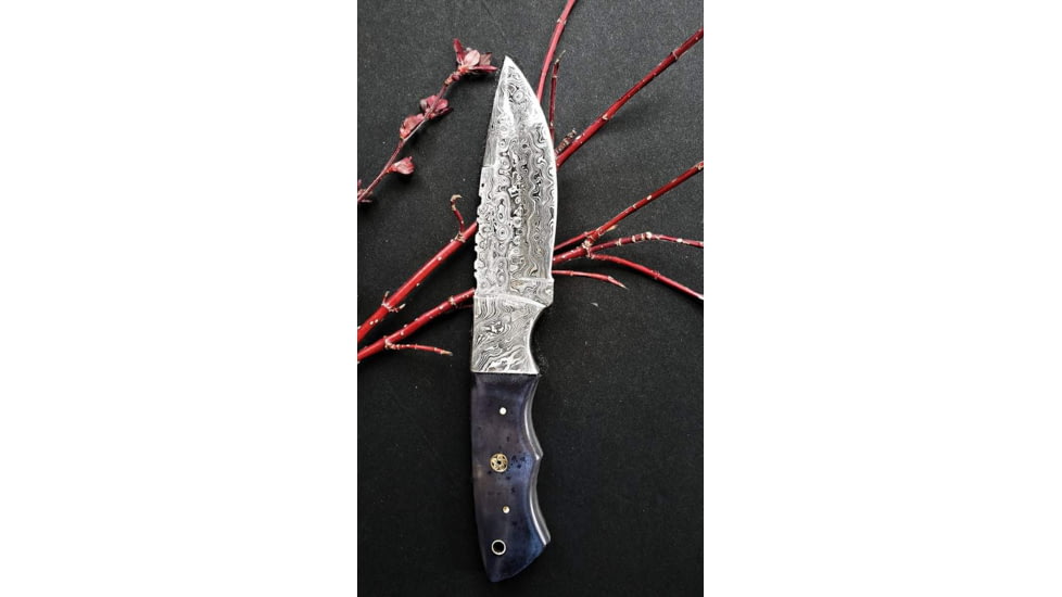 Titan Hand Forged Damascus Camping 9.1 in Knife TD-053, TDK-53