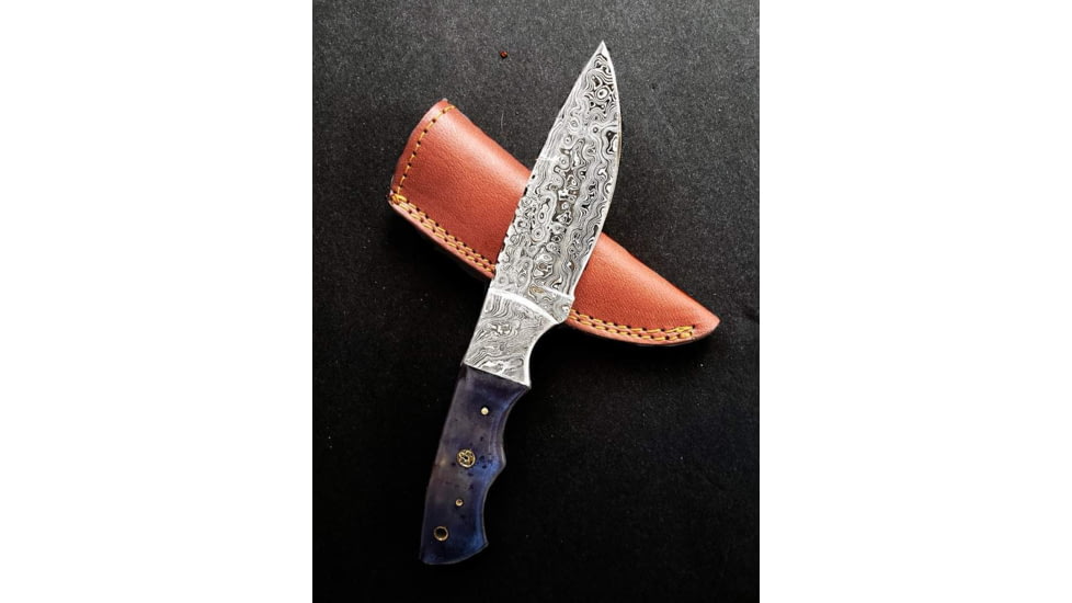 Titan Hand Forged Damascus Camping 9.1 in Knife TD-053, TDK-53