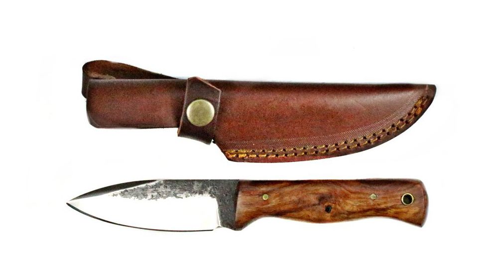 Titan International Knives Custom Carbon Forged 4in Blade, Rose Wood Handle, 7.2in Overall TC-014