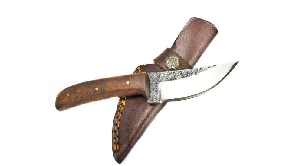 Titan International Knives Custom Forged Carbon Knife w/ Rosewood Grip, 4in Blade, 7in Overall TC-005