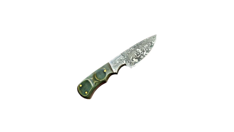 Titan International Knives Damascus 8.5in Custom Handmade Forged Steel Hunting Bowie Knife, 8 inch, TDK-248