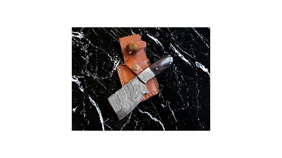 Titan International Knives Damascus Handmade Tactical Clever, 8 inch, TDK-231