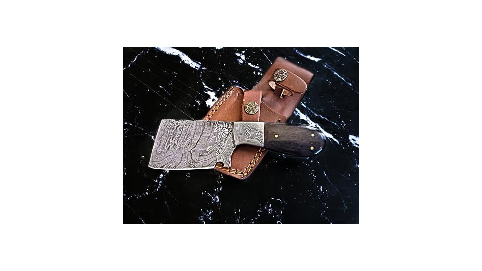 Titan International Knives Damascus Handmade Tactical Clever, 8 inch, TDK-231