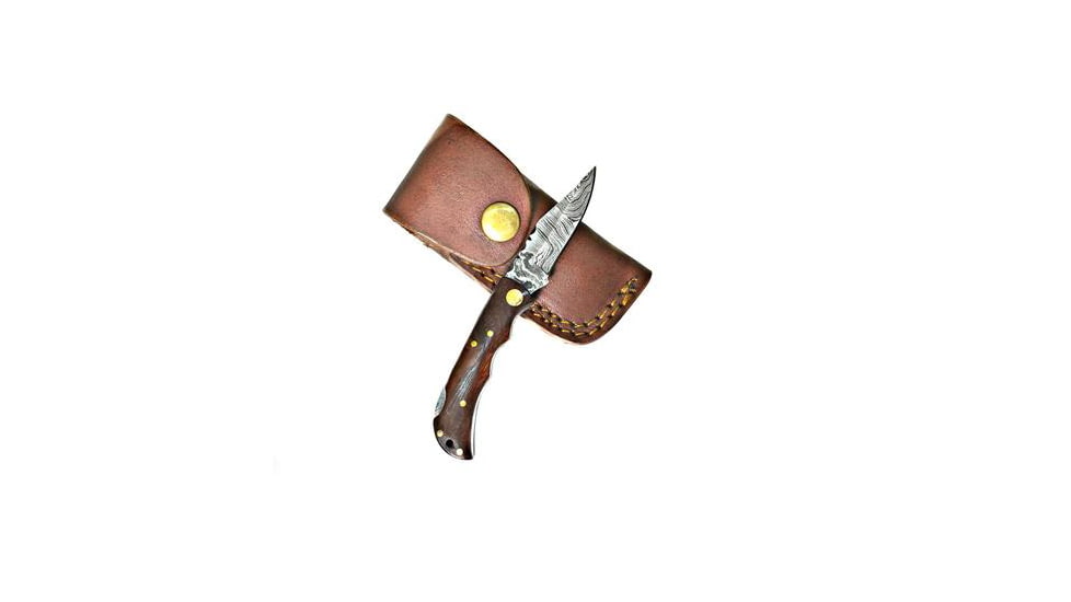 Titan International Knives Damasucs TF-003 EDC Steel Folding Knife, 4.5 inch, TF-003