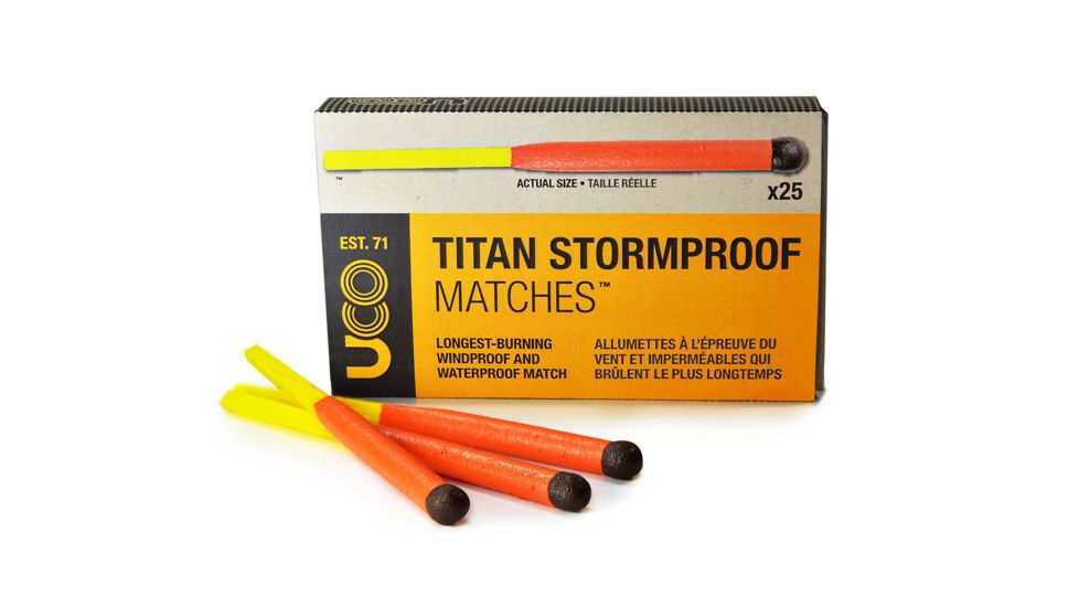 Titan Stormproof Matches-25 Pack