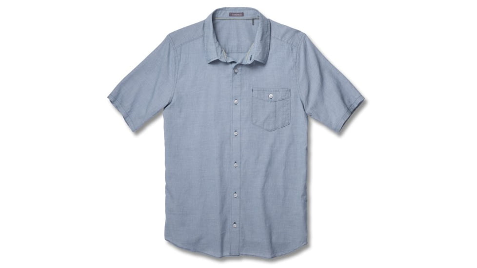 Toad&amp;Co Airbrush Short Sleeve Shirt - Men's-Blue Abyss-Small