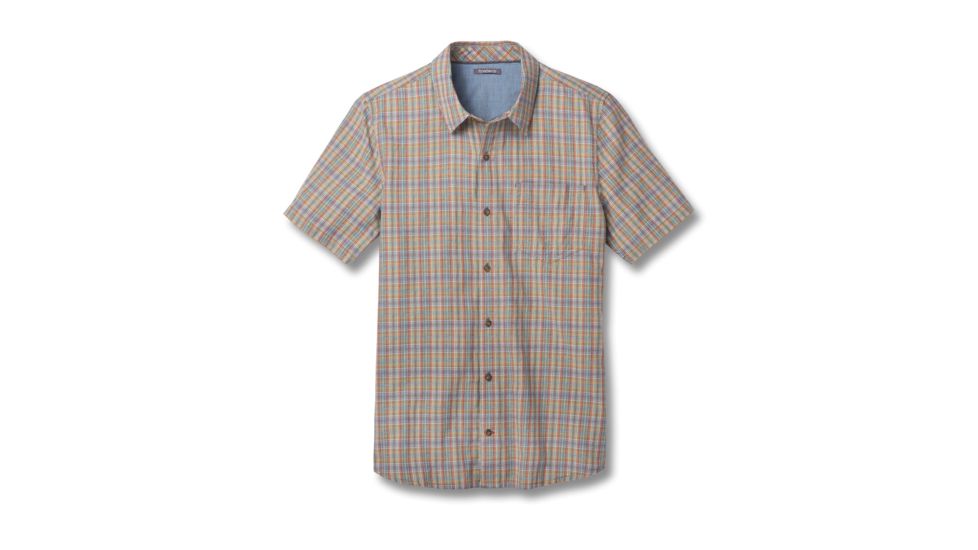 Toad&amp;Co Airscape Men's Short Sleeve Shirt, Azores, 2XL T2012700-458-XXL