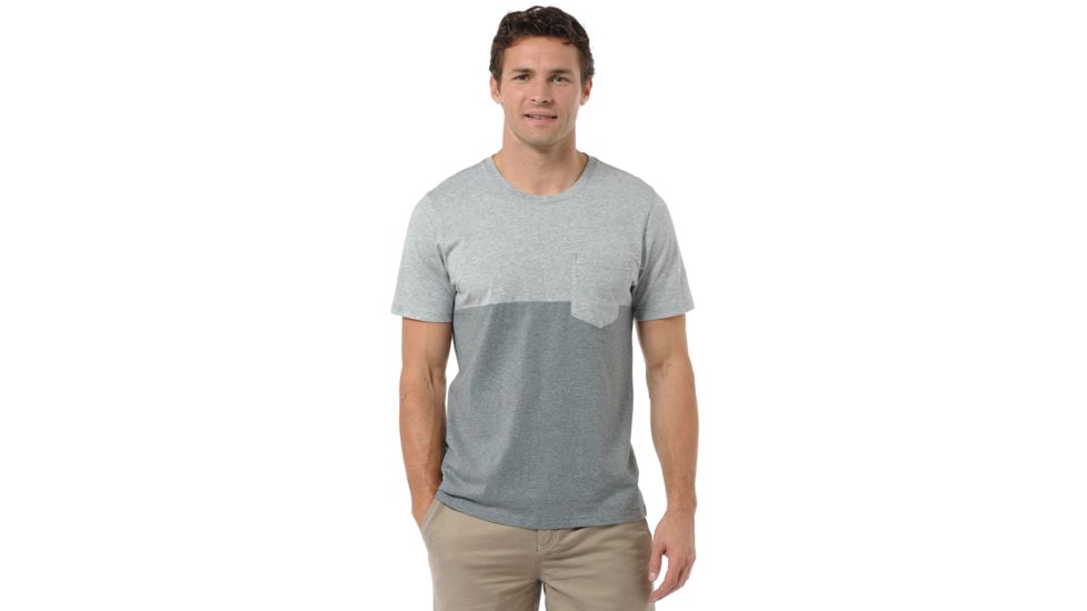 Toad&amp;Co Blockout Pocket Tee - Men's-Smoke Heather-X-Large