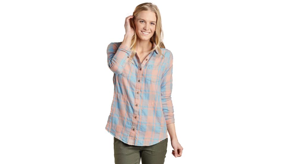 Toad&amp;Co Cairn LS Shirt - Womens, Rose Dawn, Medium, T1241921-690-M