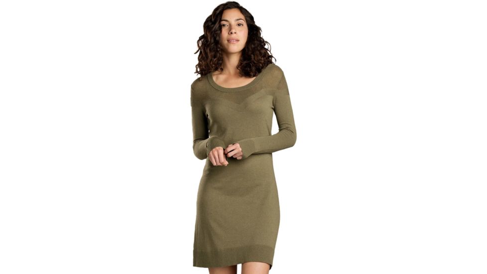 Toad&amp;Co Cambria Sweater Dress - Women's, Rustic Olive, Large, T1771801-329-L