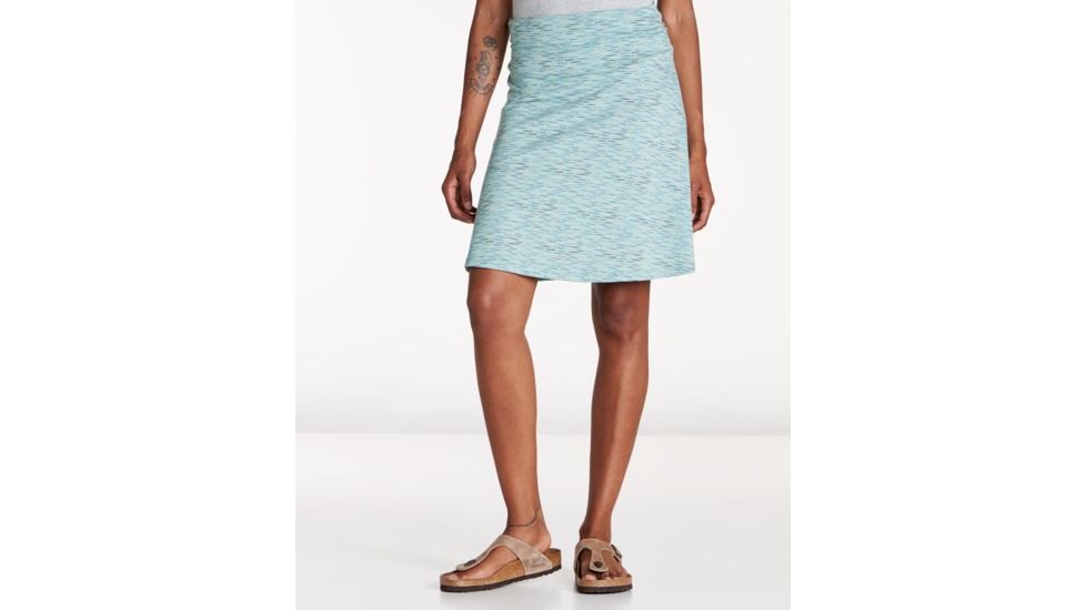 Toad&amp;Co Chaka Skirt, Aquifer Wave Print, Large T1182127-416-L