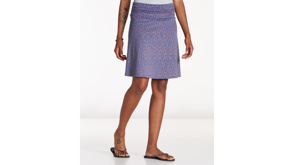 Toad&amp;Co Chaka Skirt, Blueberry Batik Dot Print, Small T1182127-424-S