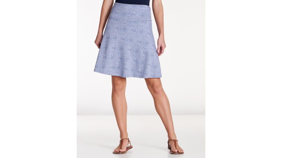 Toad&amp;Co Chaka Skirt, Lilac Wave Print, Small T1182127-501-S