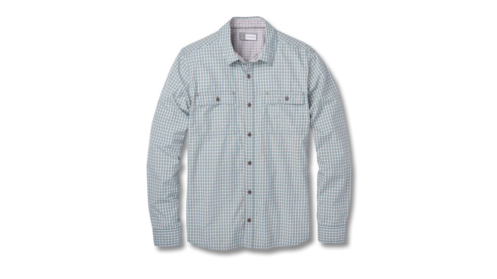 Toad&amp;Co Debug Eddyline Men's Long Sleeve Shirt, Deepwater, Large T2251712-421-L