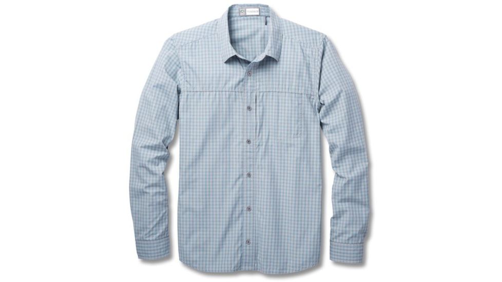 Toad&amp;Co DeBug Quick-Dry Long Sleeve Shirt - Men's-Light Ash-Medium