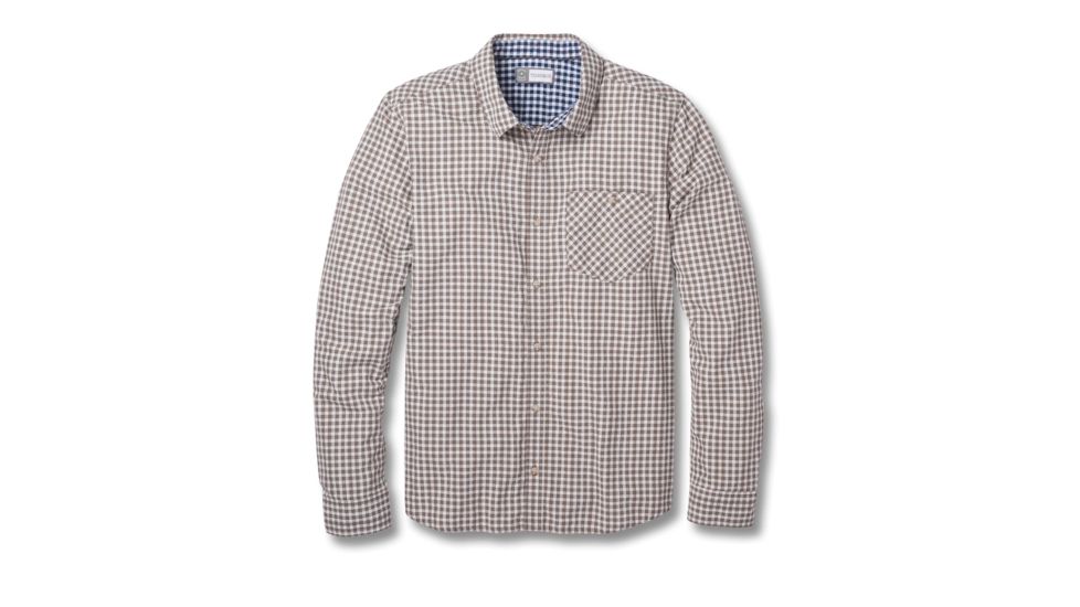 Toad&amp;Co Debug UPF Lightness Men's Long Sleeve Shirt, Falcon Brown, Small, T2252605-203-S