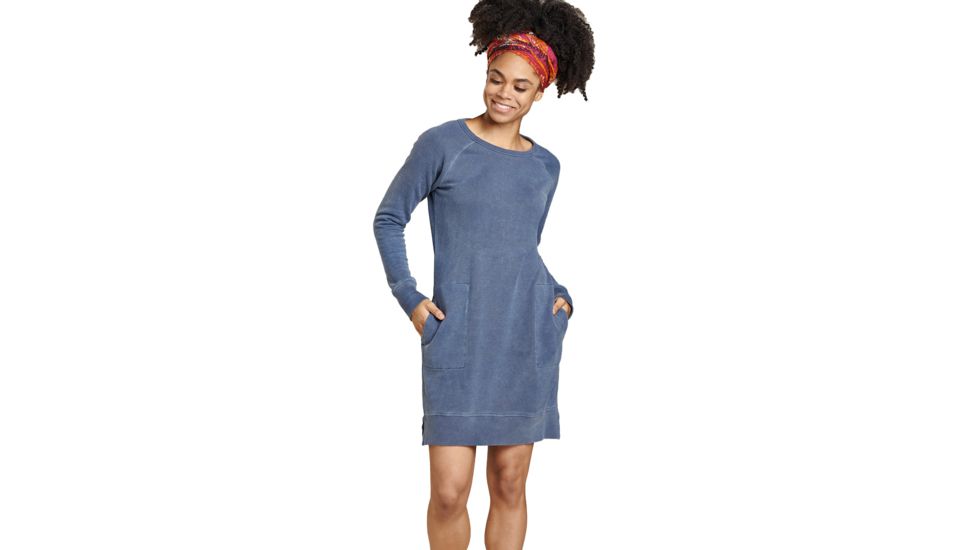 Toad&amp;Co Epique LS Dress - Womens, True Navy, Extra Large, T1781901-414-XL