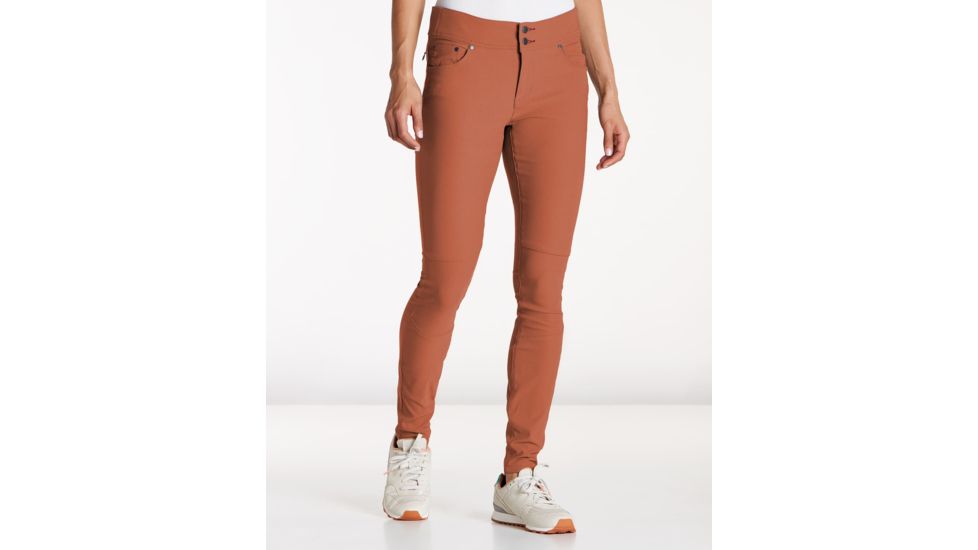 Toad&amp;Co Flextime Women's Skinny Pant, Terra Cotta, 10 T1441703-607-10