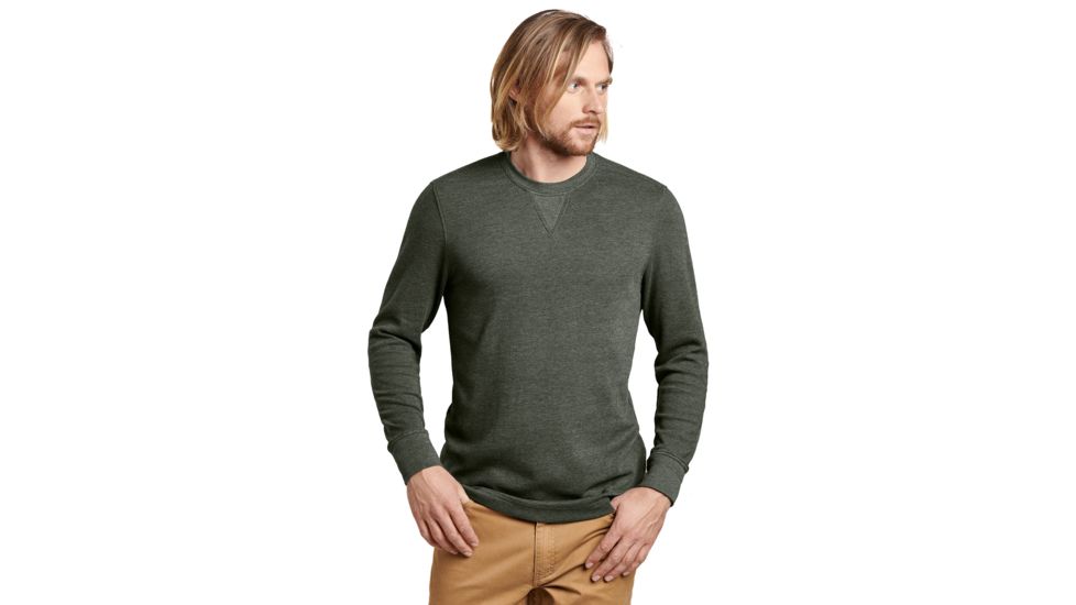 Toad&amp;Co Framer Dos LS Crew - Mens, Beetle, Small, T2241917-365-S