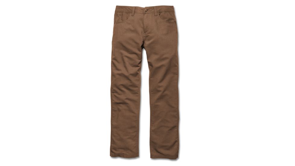 Toad&amp;Co Kerouac Men's Pant, 36 Waist, Regular Inseam, Seal Brown T2442605-243-36