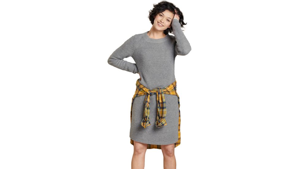 Toad&amp;Co Lakeview Sweater Dress - Womens, Heather Grey, Extra Large, T1781904-111-XL