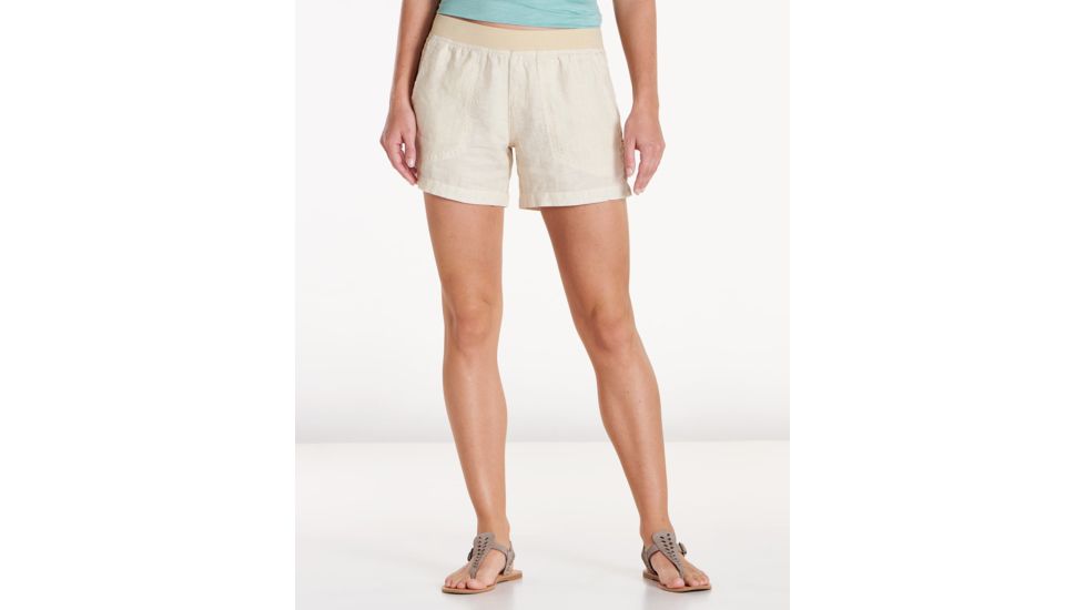 Toad&amp;Co Lina 5in Women's Short, Brown Rice, Extra Small T1312801-218-XS