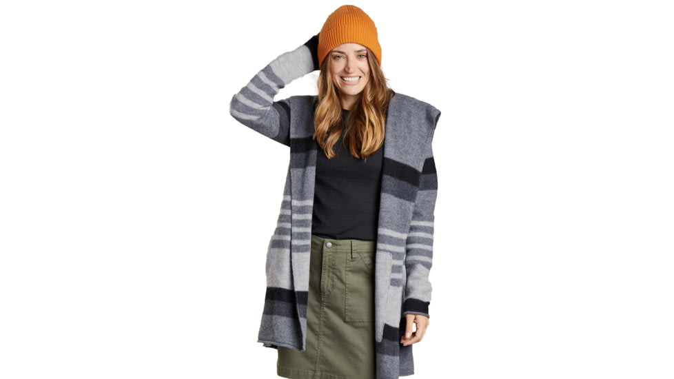 Toad&amp;Co Merino Heartfelt Hoodie - Womens, Charcoal Heather, Extra Large, T1071409-110-XL