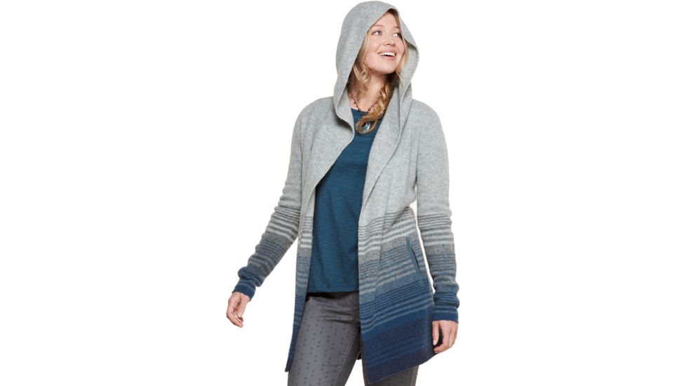 Toad&amp;Co Merino Heartfelt Hoodie - Women's-Heather Grey-Medium