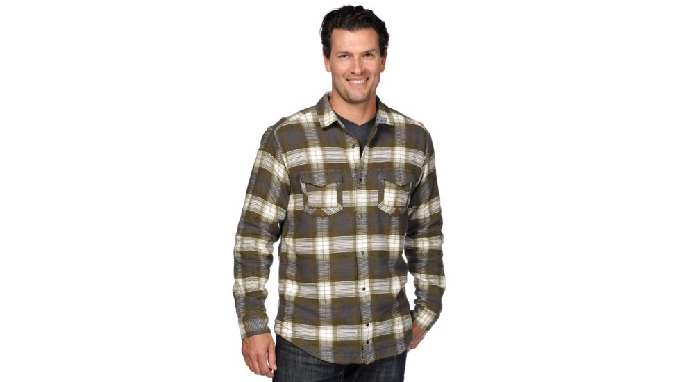 Toad&amp;Co Mojac Plaid Shirt- Men's-Dark Olive-Small