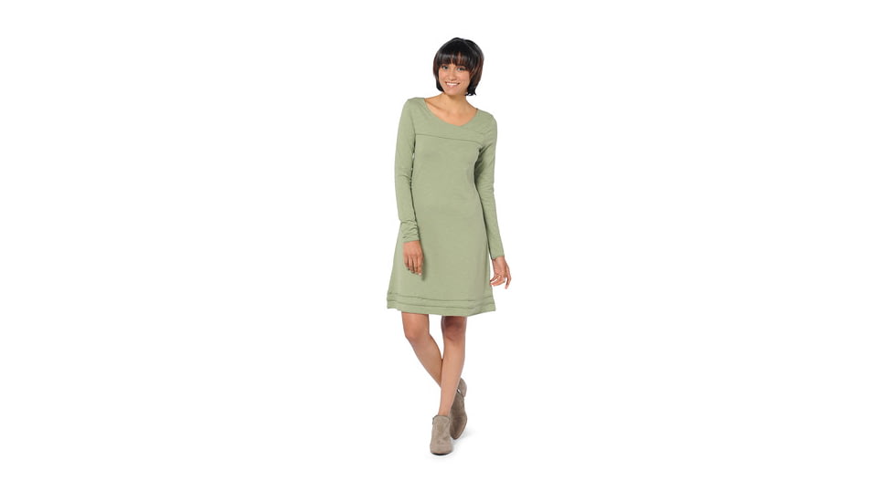 Toad&amp;Co Oolong Long Sleeve Dress - Women's-Caper-Small