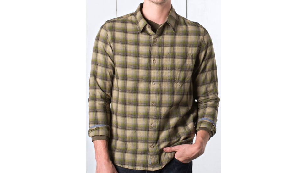 Toad&amp;Co Open Air Long Sleeve Shirt - Men's-Avocado-X-Large