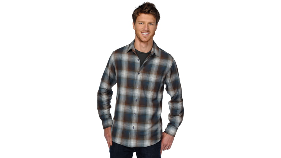 Toad&amp;Co Open Air Long Sleeve Shirt - Men's-Turkish Coffee-X-Large