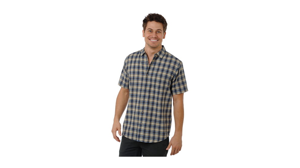 Toad&amp;Co Open Air Short Sleeve Shirt - Men's-Lapis-Small