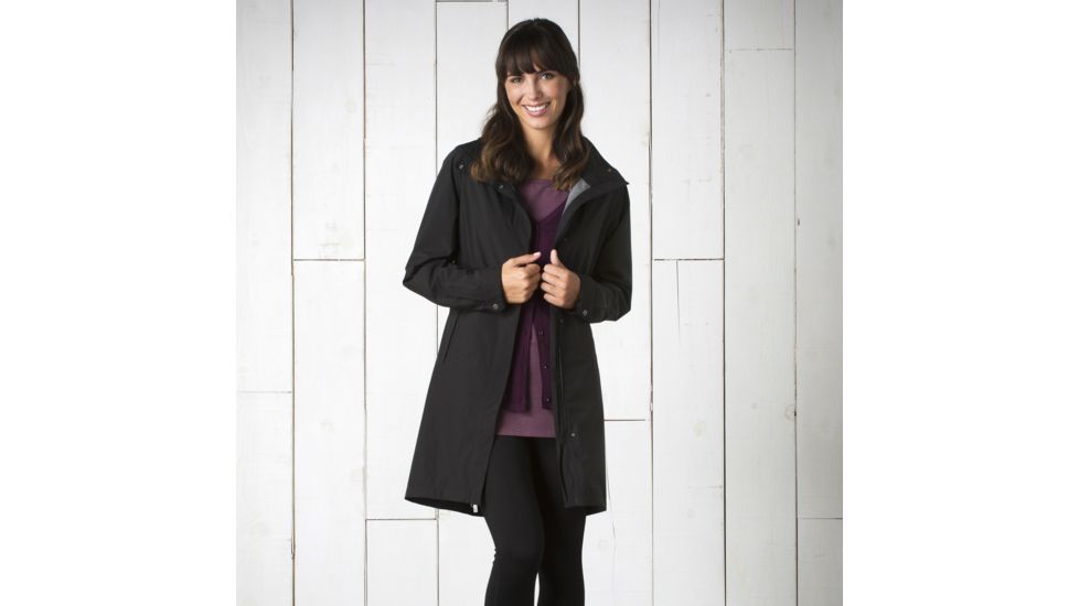 Toad&amp;Co Overshadow Trench - Womens-Black-X-Small