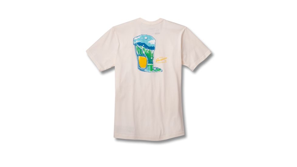 Toad&amp;Co Pint Half Full Men's Graphic Tee, Natural, Large T2002801-016-L