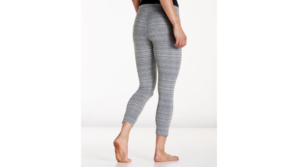 Toad&amp;Co Print Lean Capri Legging - Women's, Light Ash Rain Drop Print, Large T1452700-030-L
