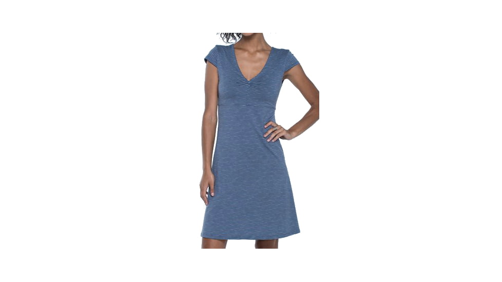 Toad&amp;Co Rosemarie Dress - Women's-Indigo Stripe-X-Small