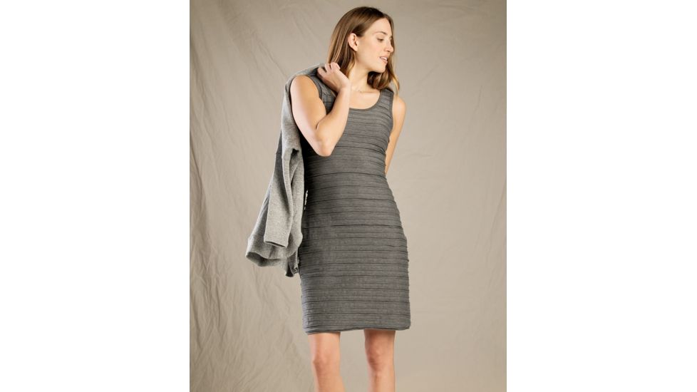 Toad&amp;Co Samba Flow Tank Dress - Womens, Charcoal Heather, Medium, T1772915-110-M