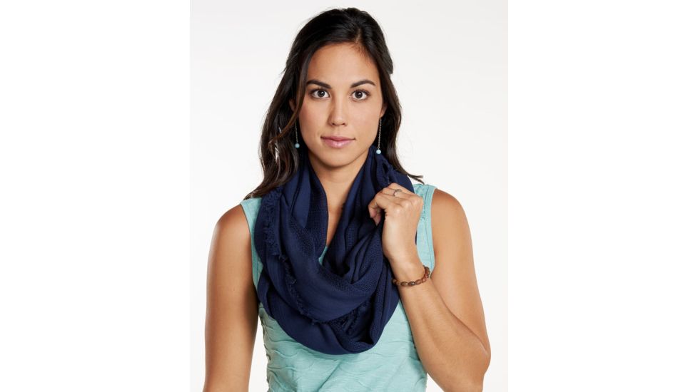 Toad&amp;Co Sarabi Infinity Womens Scarf, Dark Indigo Solid, One Size T1202817-923-OS