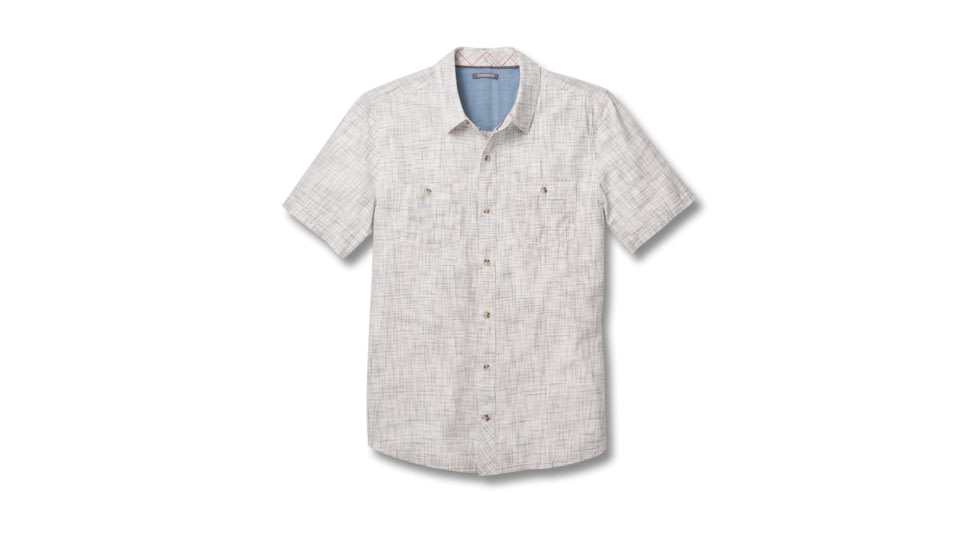 Toad&amp;Co Smythy Men's Short Sleeve Shirt, Smoke, 2XL T2012137-259-XXL