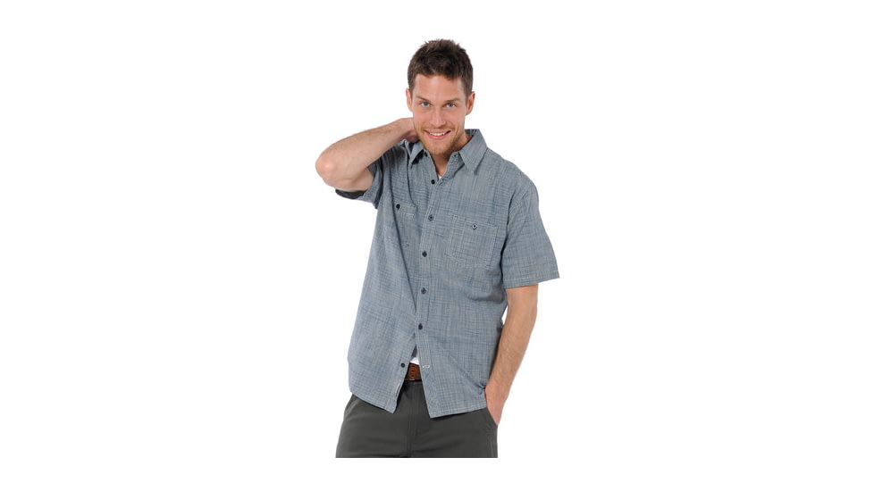 Toad&amp;Co Smythy Short Sleeve Shirt - Men's-Dark Slate-Large