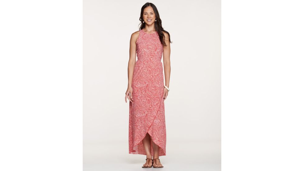 Toad&amp;Co Sunkissed Maxi Dress, Rhubarb Batik Floral Print, Extra Small T1792702-615-XS