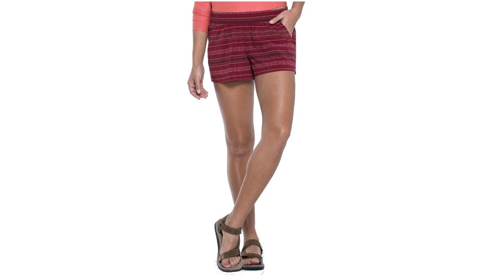 Toad&amp;Co Sunkissed Pull On Short - Women's-Spiced Coral Bird-Medium