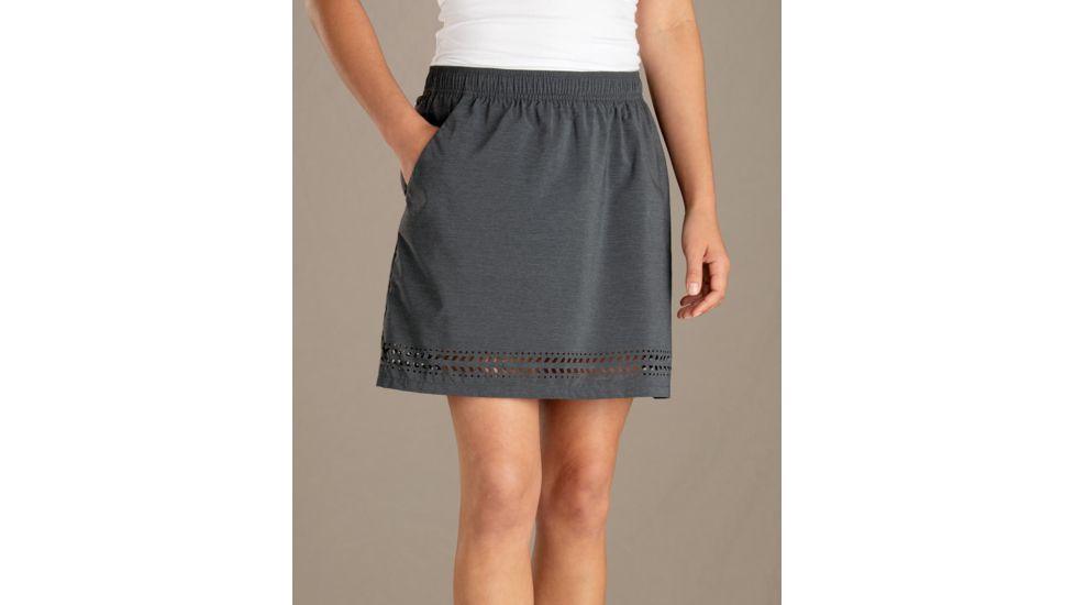 Toad&amp;Co Sunkissed Skort - Womens, Charcoal Heather, Large, T1822800-110-L