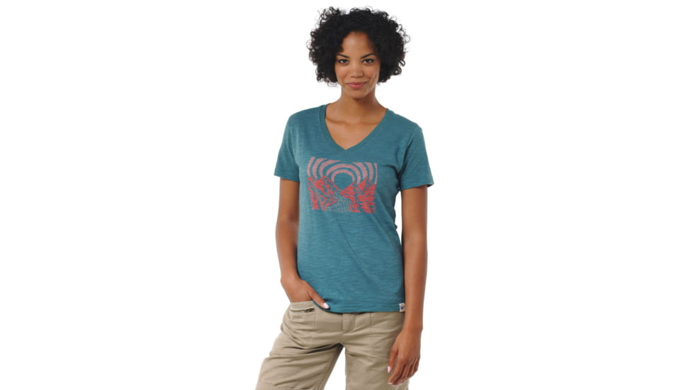Toad&amp;Co Sunstream Tee - Women's-Deep Blue Green-X-Small