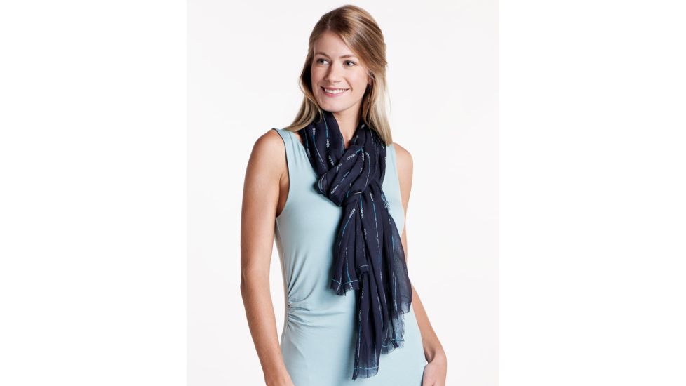 Toad&amp;Co Take Aim Arrow Womens Scarf, Dark Indigo Arrow Print, One Size T1202814-438-OS
