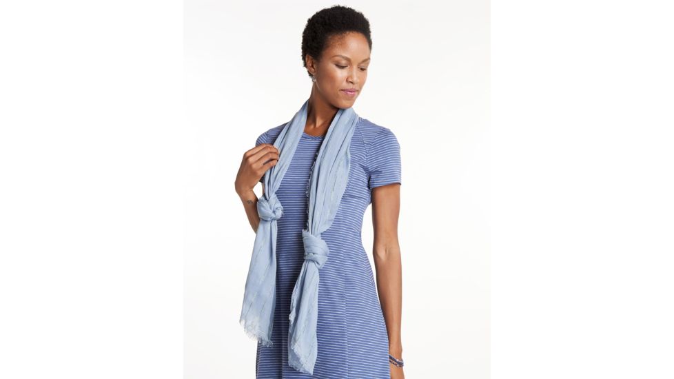 Toad&amp;Co Take Aim Arrow Womens Scarf, Light Indigo Arrow Print, One Size T1202814-904-OS