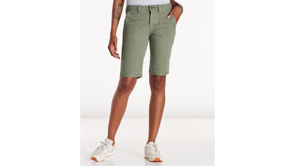 Toad&amp;Co Touchstone 11 Inch Women's Short, Thyme, 8 T1312805-308-8