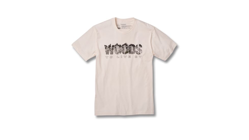 Toad&amp;Co Woods To Live By Men's Graphic Tee, Natural Heather, Large T2002802-121-L