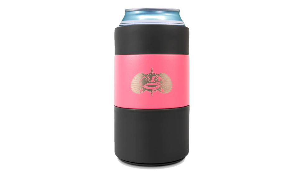 Toadfish Non-Tipping Can Cooler + Adapter - 12oz - Pink, 1066